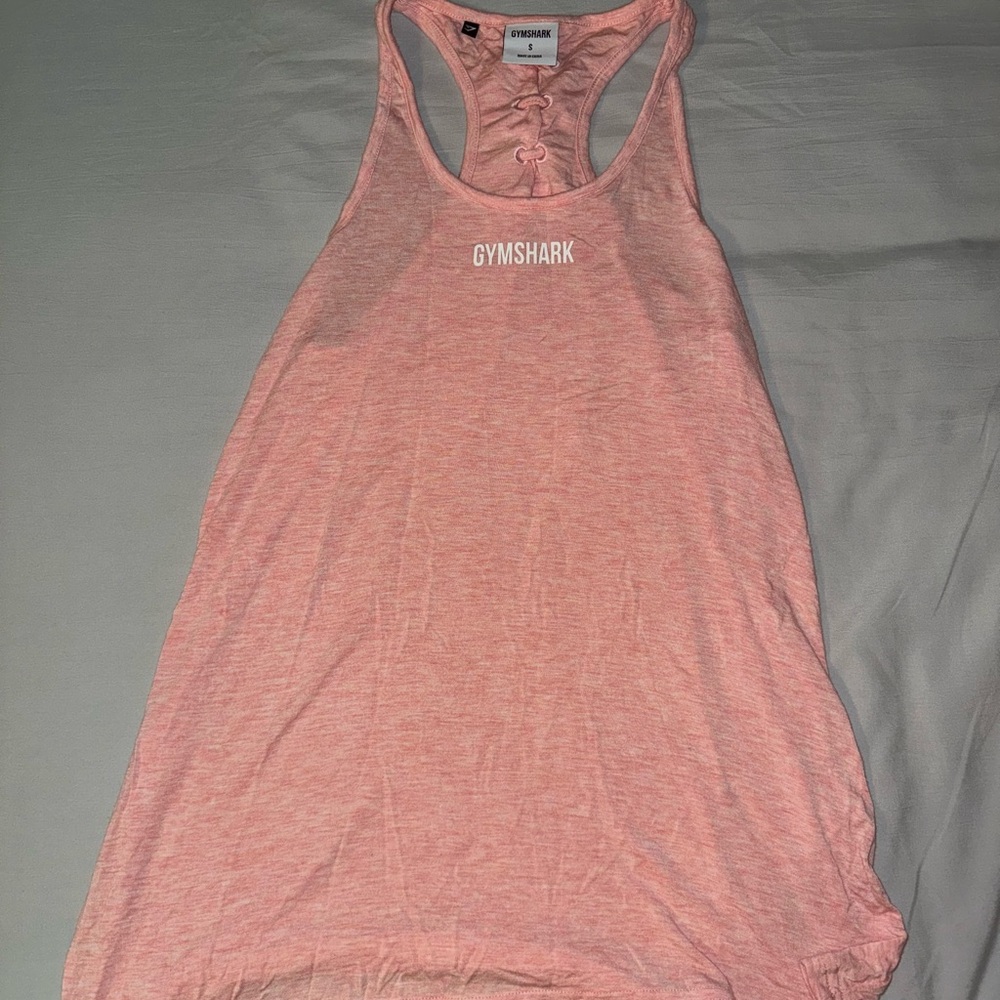Gymshark Light Pink Racerback Tank Top